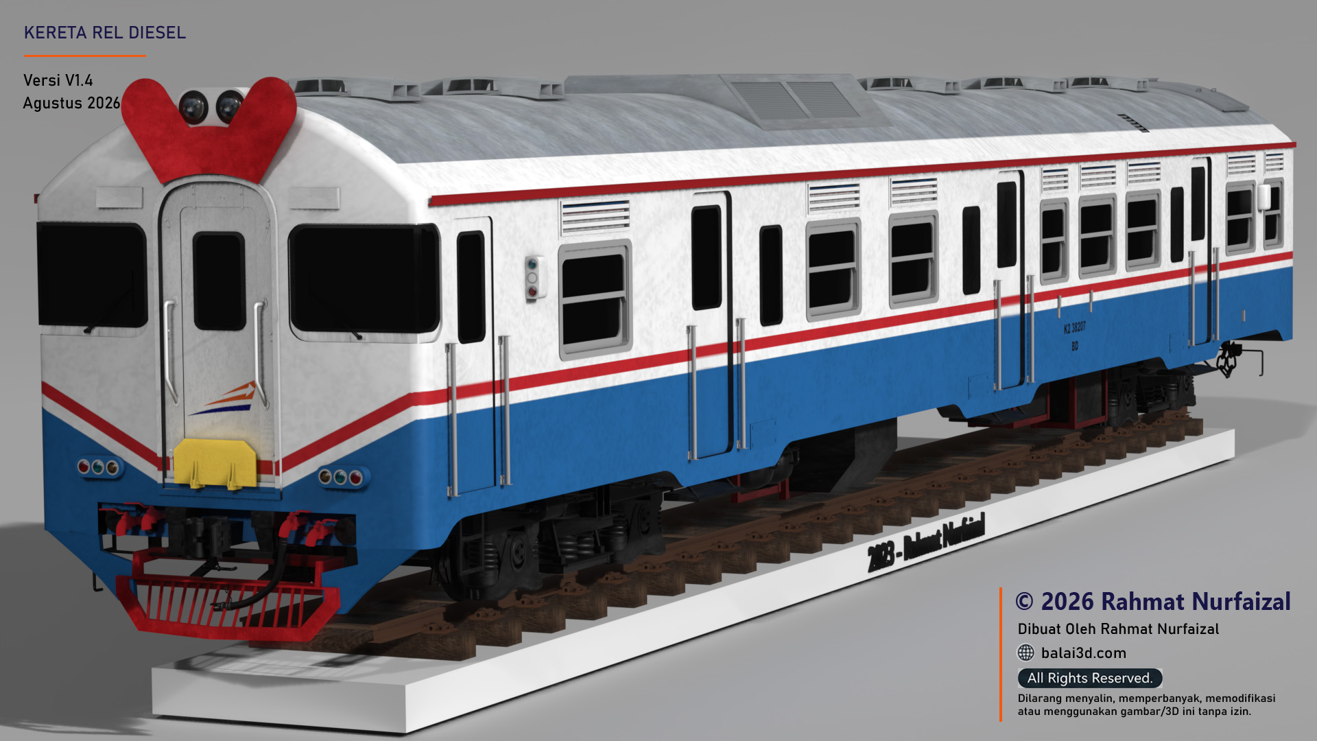 Model 3D KRD Patas Bandung Raya